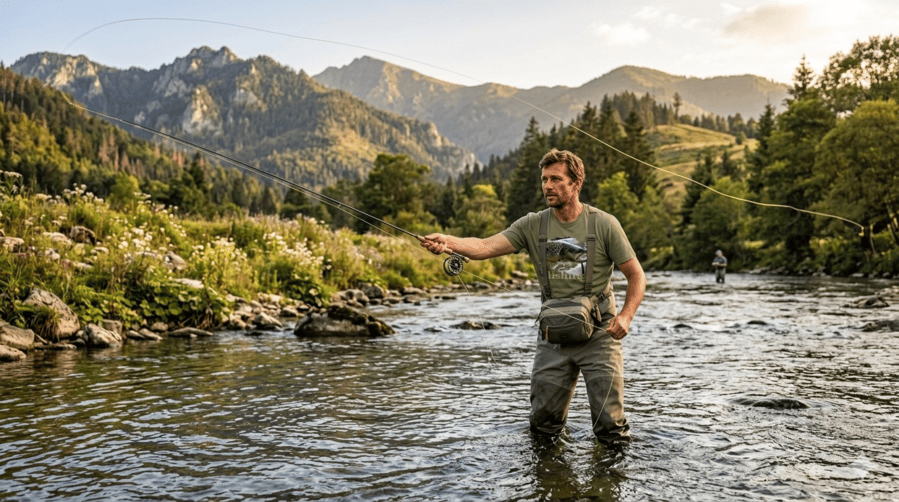 Maketa PSTRUH FISHING